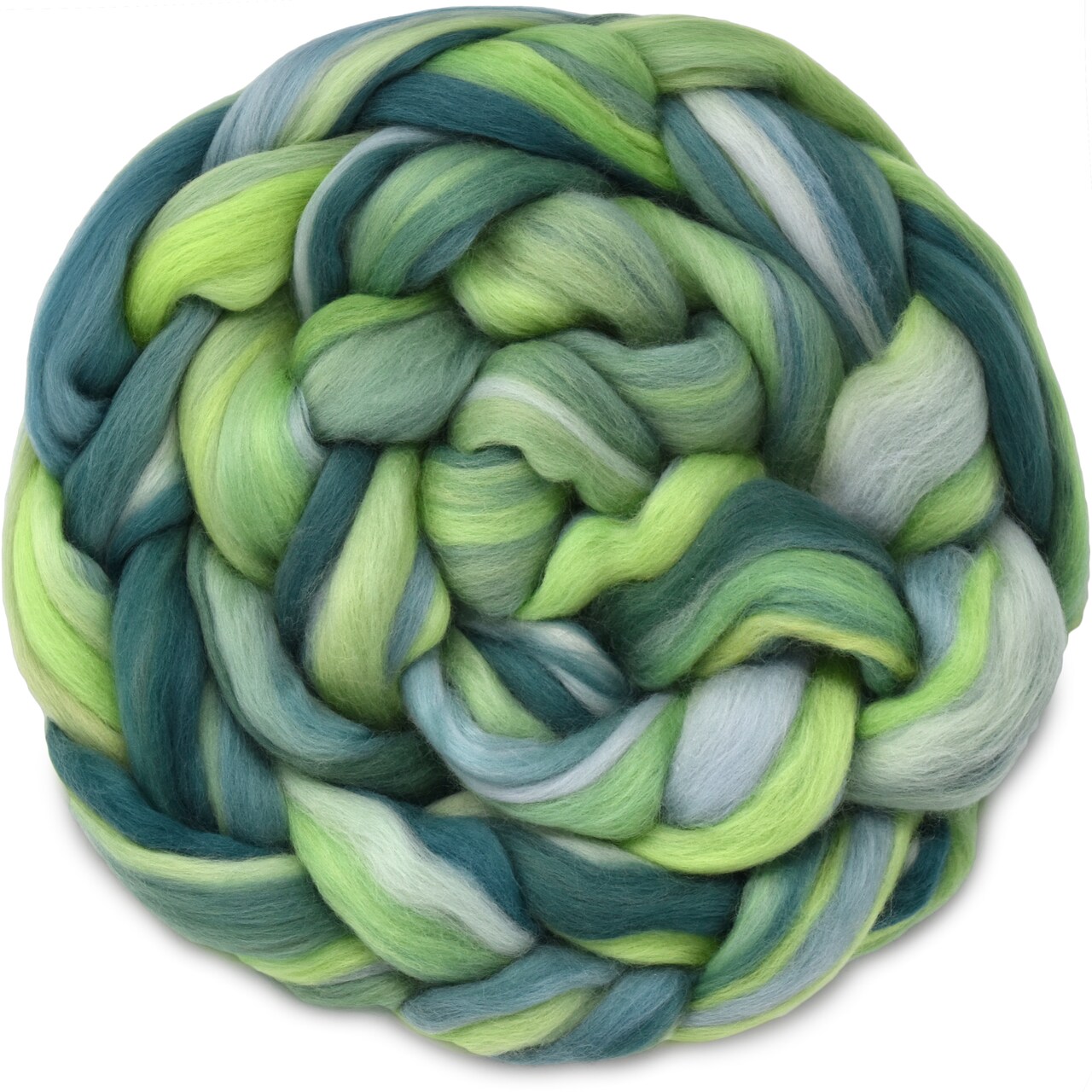 100% Superfine Merino Fiber: Top Notch. Soft Combed Top Roving Color Blend for Spinning, Felting, Weaving